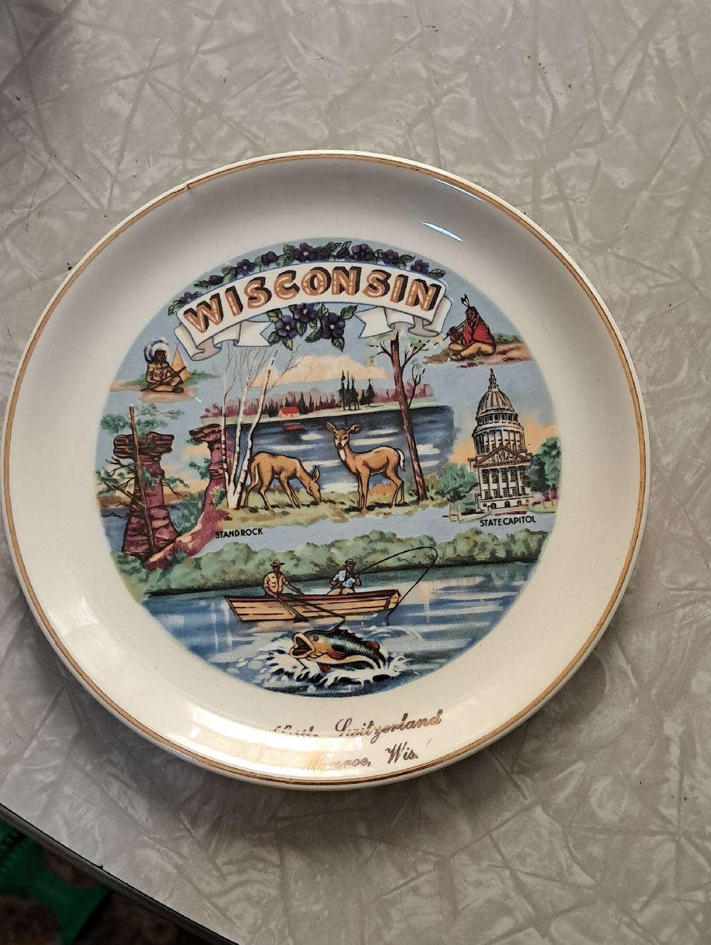 Vintage Wisconsin Plate